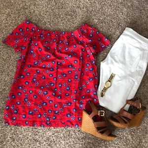 Off the shoulder BR top